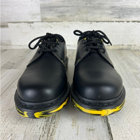 Dr. Martens 1461 Black Leather Platform Oxford Loafers Women’s 10 Lace Up New - Picture 3 of 7